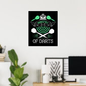 Darts - ministerie van Darts Poster (Thuiskantoor)