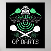 Darts - ministerie van Darts Poster (Voorkant)