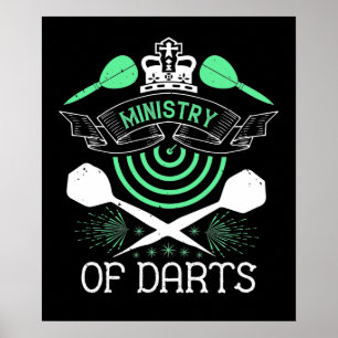 Darts - ministerie van Darts Poster