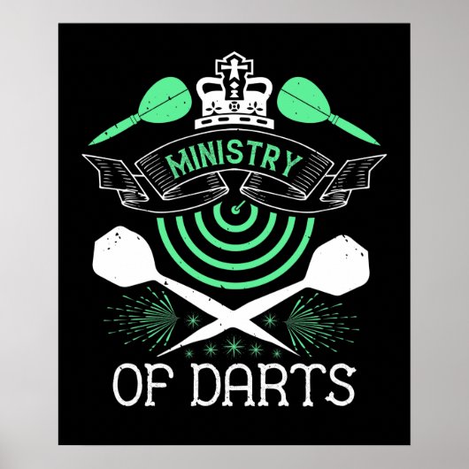Darts - ministerie van Darts Poster (Voorkant)