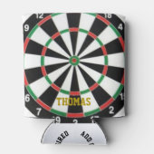 Darts naam en nummer gepersonaliseerde Koelbox Blikjeskoeler (Achterkant)