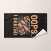 Darts - Oeps I Darted Handdoek (Handdoek)