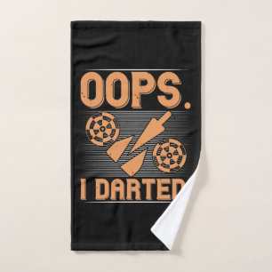 Darts - Oeps I Darted Handdoek