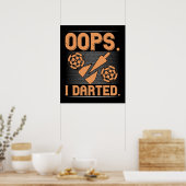 Darts - Oeps I Darted Poster (Keuken)