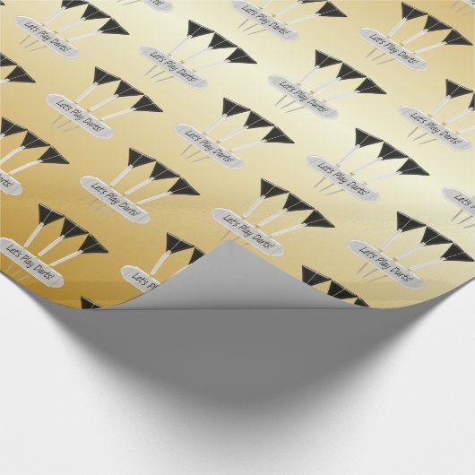 Darts-ontwerp Cadeaupapier (Hoek)