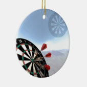 Darts-ontwerp Keramisch Ornament (Rechts)