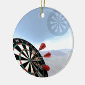 Darts-ontwerp Keramisch Ornament (Links)