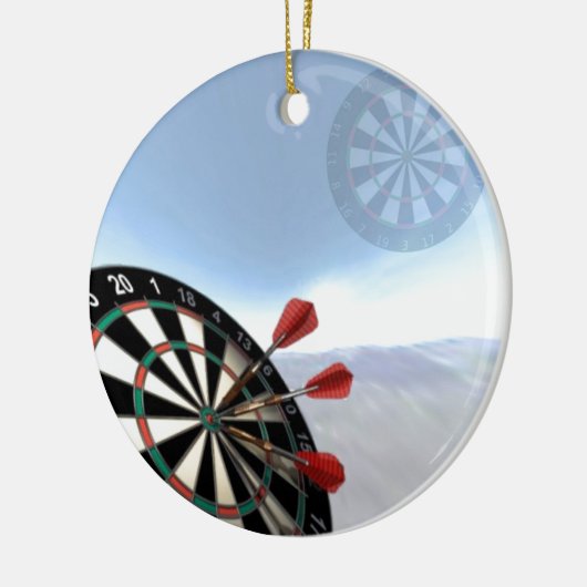 Darts-ontwerp Keramisch Ornament (Links)