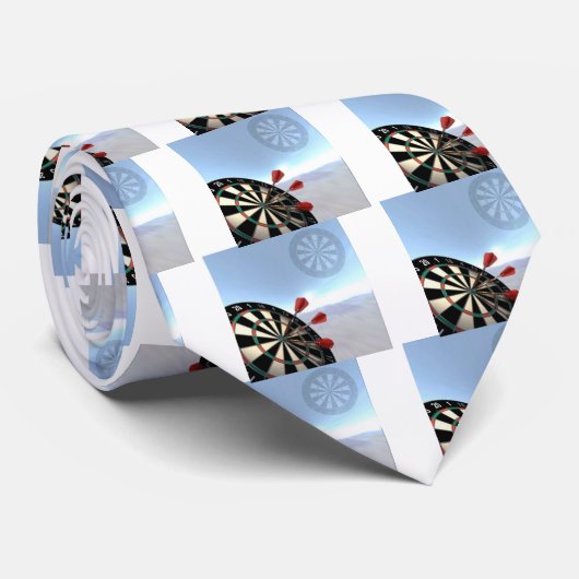 Darts-ontwerp Stropdas (Opgerold)