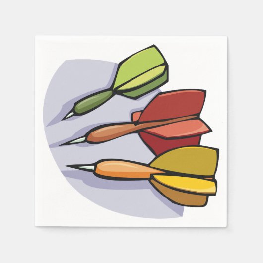 Darts Paper Napkins Servetten (Voorkant)