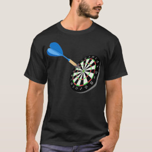 Darts Pijl met Dartboard in Bullseye Premium T-shirt