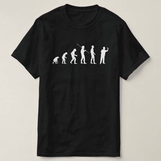 Darts Player Human Evolution Meme Wv T-shirt (Design voorkant)