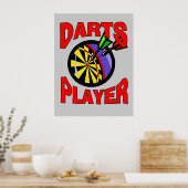 Darts Player Poster (Keuken)