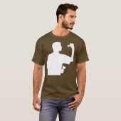 Darts player t-shirt (Voorkant volledig)