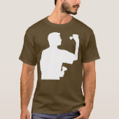Darts player t-shirt (Voorkant)