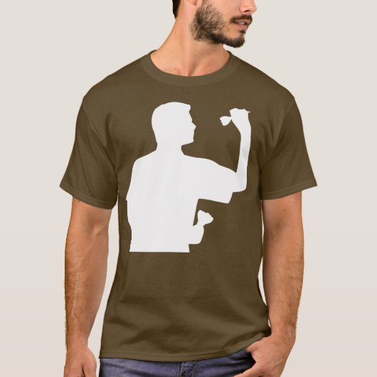 Darts player t-shirt (Voorkant)