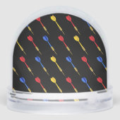 Darts Player Winner Award Champion Sneeuwbol (Achterkant)