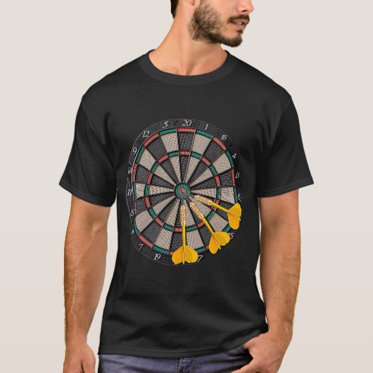 Darts Quote Skills Tactics Technieken Dartboard Sp T-shirt (Voorkant)