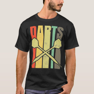 Darts retro gooien t-shirt