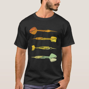 Darts Retro  Sport Darts Bullseye Dart Spelen T-shirt