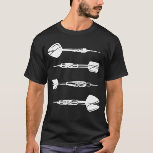 Darts Retro Sport Darts Bullseye Dartboard T-shirt
