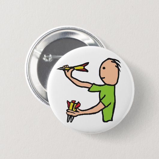 Darts Ronde Button 5,7 Cm (Voorkant /achterkant)