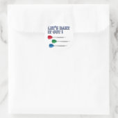 Darts Ronde Sticker (Tas)