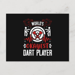 Darts - 's Werelds Okayest Dart Player Briefkaart