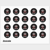 Darts - 's Werelds Okayest Dart Player Ronde Sticker (Vel)