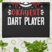Darts - 's Werelds Okayest Dart Player Theedoek (Gevouwen)