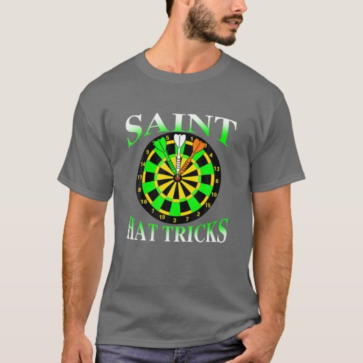 Darts Saint Pet Trick Irish St Patrick's Day T-shirt (Voorkant)