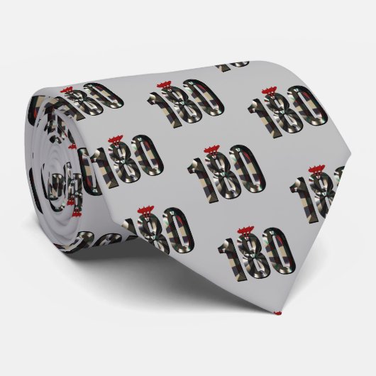 Darts Score One Honderd Achttig, Stropdas (Opgerold)