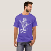 Darts Skelet Dart Speler T-shirt (Voorkant volledig)