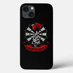Darts Skelet Hand Geboren Om Te Darten Cadeau Idee Case-Mate iPhone Case