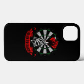 Darts Skelet Hand Geboren Om Te Darten Cadeau Idee Case-Mate iPhone Case (Achterkant (horizontaal))