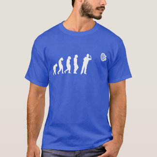 Darts spel Dartborden gaming Evolutie Darts gamer T-shirt