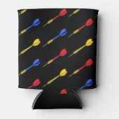 Darts speler Darts Patroon Blikjeskoeler (Voorkant)