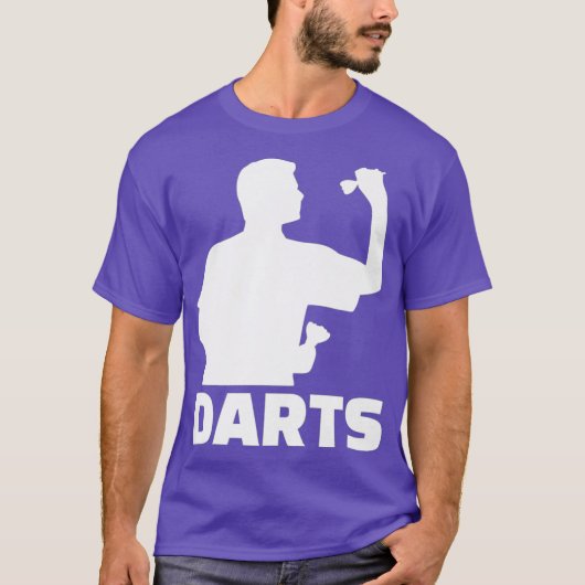 Darts speler Premium T-shirt (Voorkant)
