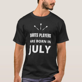 Darts spelers worden geboren in juli t-shirt