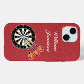 Darts sport with Dartboard and Darts personalize Case-Mate iPhone Case (Achterkant (horizontaal))