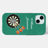 Darts sport with Dartboard and Darts personalize Case-Mate iPhone Case (Achterkant (horizontaal))