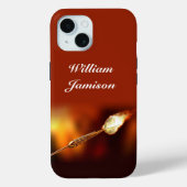 Darts Sports Emphasis Flaming dart personalize Case-Mate iPhone Case (Achterkant)