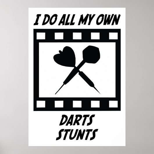 Darts Stunts Poster (Voorkant)