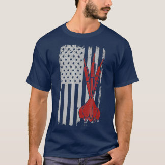 Darts T Shirt Amerikaanse vlag voor Dart