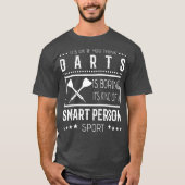 Darts T Shirt - Smart Person Sport (Voorkant)