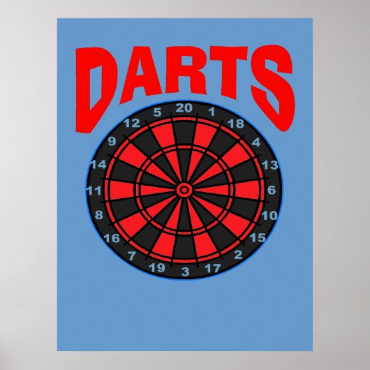 Darts Target Poster (Voorkant)