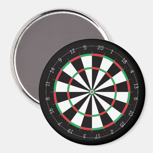 Darts Target voor de Nerd Geeks Magneet (Voorkant / Achterkant)