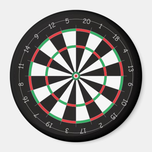 Darts Target voor de Nerd Geeks Magneet (Voorkant)
