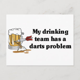 Darts Team Briefkaart