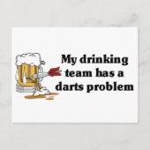 Darts Team Briefkaart (Voorkant)